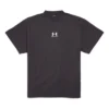 Balenciaga x Under Armour T-skjorte, oversized passform «Black White» 787349TRVB79034