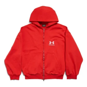 Balenciaga x Under Armour Zip-Up Hettegensere «Red White» 803264TRVB86540