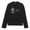 Balenciaga x WFP langermet T-skjorte, medium passform «Black» 612967THV841000