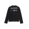 Balenciaga x WFP langermet T-skjorte, medium passform «Black» 612967THV841000
