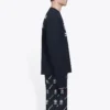 Balenciaga x WFP langermet T-skjorte, medium passform «Black» 612967THV841000