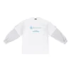 Balenciaga x WFP T-skjorte med doble ermer «White» 698089TMVL29086