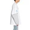 Balenciaga x WFP T-skjorte med doble ermer «White» 698089TMVL29086