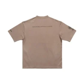 Balenciaga x WFP T-skjorte, medium passform «Beige» 612966TMVL27761