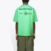 Balenciaga x WFP T-skjorte, medium passform «Green» 612966THV844162