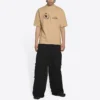 Balenciaga x WFP T-skjorte, medium passform «Khaki» 612966THV849605