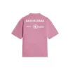 Balenciaga x WFP T-skjorte, medium passform «Pink» 612966THV845621