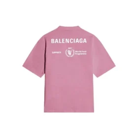 Balenciaga x WFP T-skjorte, medium passform «Pink» 612966THV845621