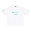 Balenciaga x WFP T-skjorte, medium passform «White» 612966TMVL29086