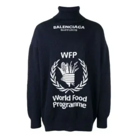 Balenciaga x World Food Programme genser «Navy White» 542703T15074177 Balenciaga x World Food Programme genser «Navy White» 542703T15074177