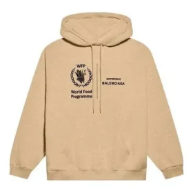 Balenciaga x World Food Programme Medium Fit-hettegensere «Beige» 600583TJVK49605 Balenciaga x World Food Programme Medium Fit-hettegensere «Beige» 600583TJVK49605