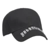 Balenciga-cap med brodert tatoveringslogo og visir «Black» 570102410B71077