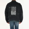 Barcode Destroyed Denim jakke «Black» 664329TBP471055