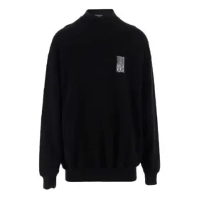 Barcode genser med rund hals «Black» 652981TKVE61070