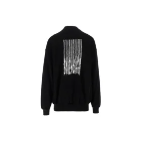 Barcode genser med rund hals «Black» 652981TKVE61070