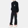 Barcode genser med rund hals «Black» 652981TKVE61070
