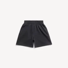 Barn – joggeshorts i svart, falmet
