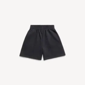 Barn – joggeshorts i svart, falmet