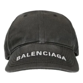 Baseballcap i vasket Denim med logo «Svart/Hvit» 617160-4A2B4-1077