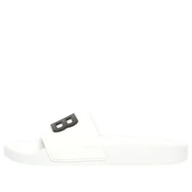 Bassengsandaler med 3D BB-logo «White» 656434W1S8B9034