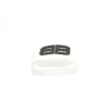 Bassengsandaler med 3D BB-logo «White» 656434W1S8B9034
