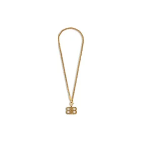 Bb 2.0 strukturert halskjede «Gold» 782981TZ99G0705