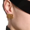 Bb 2.0 Textured Xs Øredobber «Gold» 782982TZ99G0705