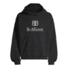 BB Be Different Popover-hettegenser «Black White» 720406TNVB41070