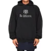 BB Be Different Popover-hettegenser «Black White» 720406TNVB41070