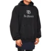 BB Be Different Popover-hettegenser «Black White» 720406TNVB41070