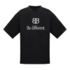 BB Be Different T-skjorte, medium passform «Black» 612966TNVU91070