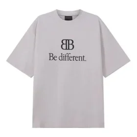 BB Be Different T-skjorte, medium passform «Grå» 612966TNVU99784