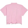 BB Classic Balenciaga kort T-skjorte i oversized-modell «Pink» 783399TQVS85708