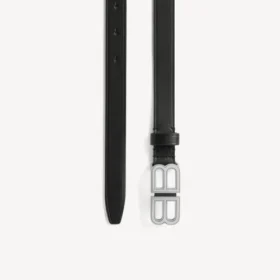 BB Hourglass smalt belter for kvinner i svart