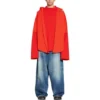 BB Icon Trompe L’oeil-skjorte «Red» 699227TYB186403