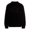 BB Laurel Crown Logo strikket genser med rund hals «Black» 664369T32111000