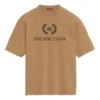 BB-mønstertrykk, kort ermet, unisex, khaki 578139TEV529610