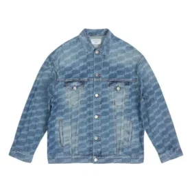 BB Monogram Large Fit-jakke «Blue» 675208TMW374437