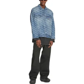 BB Monogram Large Fit-jakke «Blue» 675208TMW374437