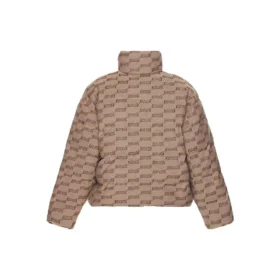 BB Monogram-pufferjakke «Beige Brown» 681885TML339378