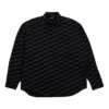 BB Monogram-skjorte med knapper og lange ermer «Black» 662983TML361269