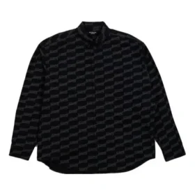 BB Monogram-skjorte med knapper og lange ermer «Black» 662983TML361269 BB Monogram-skjorte med knapper og lange ermer «Black» 662983TML361269