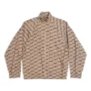 BB Monogram-treningsjakke, normal passform «Beige Brown» 704495TML369378