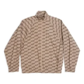 BB Monogram-treningsjakke, normal passform «Beige Brown» 704495TML369378