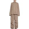 BB Monogram-treningsjakke, normal passform «Beige Brown» 704495TML369378