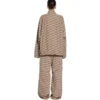 BB Monogram-treningsjakke, normal passform «Beige Brown» 704495TML369378