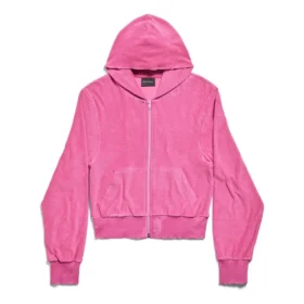 BB Motel hettegenser med glidelås, tettsittende «Dark Pink» 791755TQVU85803 BB Motel hettegenser med glidelås, tettsittende «Dark Pink» 791755TQVU85803