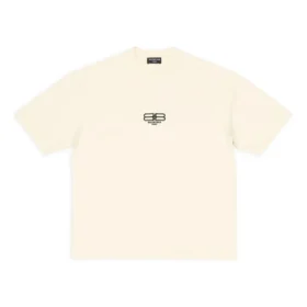 BB Paris Icon T-skjorte, medium passform «Light Beige Black» 612966TMVG79069