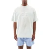 BB Paris Strass T-skjorte Medium Fit «Dirty White» 739784TOVU69012
