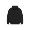 Bb Pixel fleece-hettegenser med snøring og lange ermer, svart 578135TKVI81070